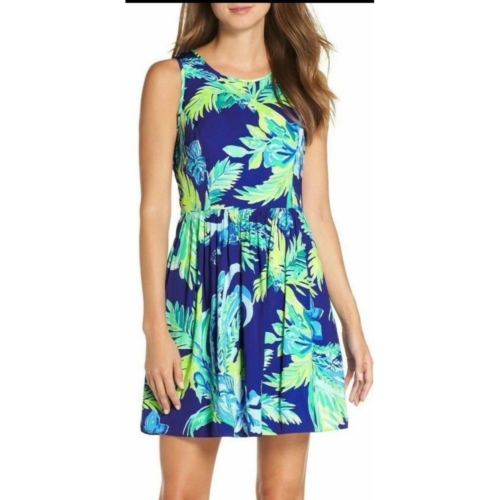 Lilly Pulitzer Kassia Twilight Blue Nest To Nothing Fit & Flare Dress 2